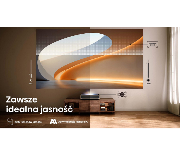 HISENSE Projektor laserowy PT1 3840 x 2160), 2500 ANSI lumen - 1519816 - zdjęcie 6